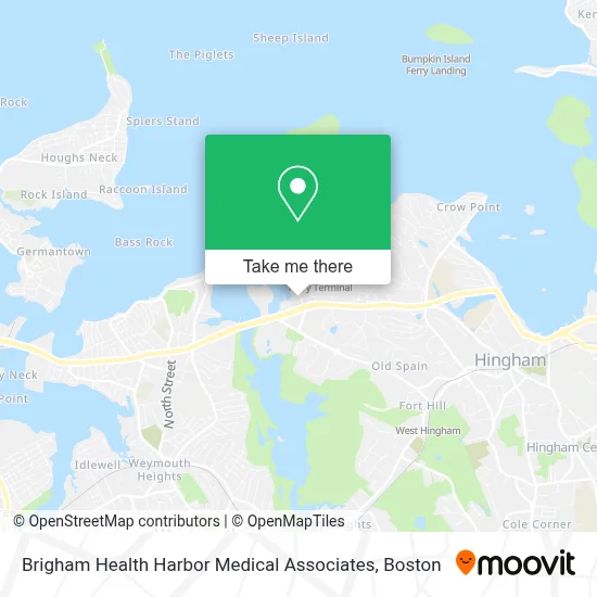 Brigham Health Harbor Medical Associates map