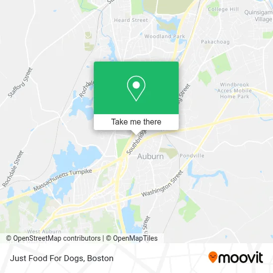 Just Food For Dogs map