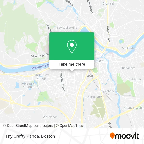 Thy Crafty Panda map