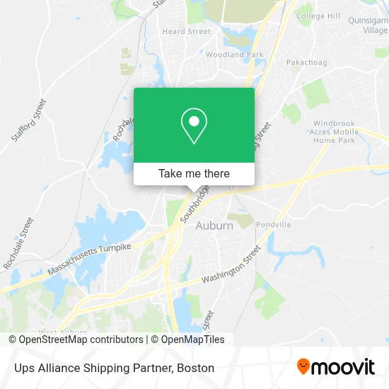 Ups Alliance Shipping Partner map