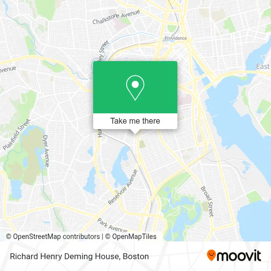 Richard Henry Deming House map