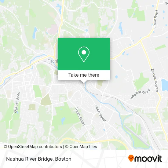 Nashua River Bridge map