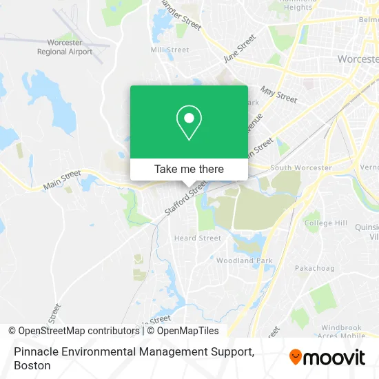 Pinnacle Environmental Management Support map