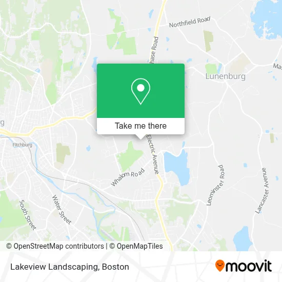 Lakeview Landscaping map