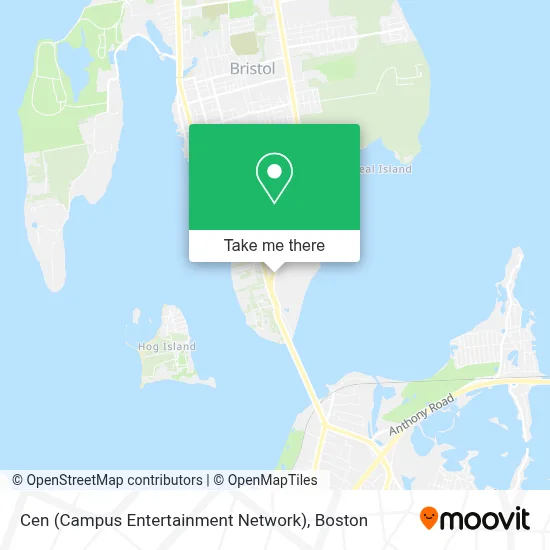 Cen (Campus Entertainment Network) map