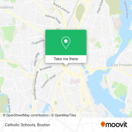 Catholic Schools map