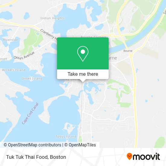 Tuk Tuk Thai Food map