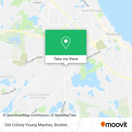 Old Colony Young Marines map
