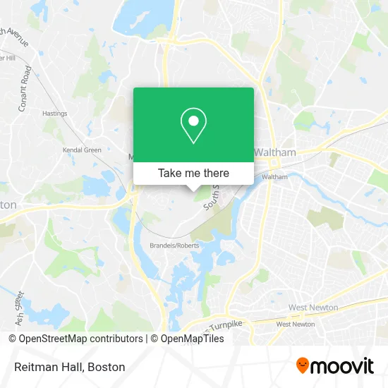Reitman Hall map