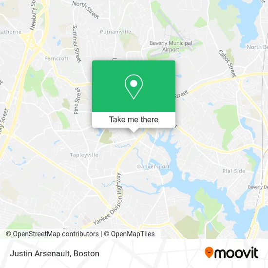 Justin Arsenault map