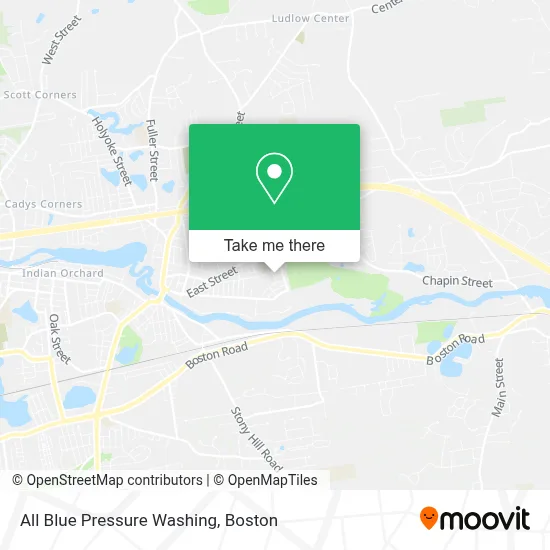 All Blue Pressure Washing map