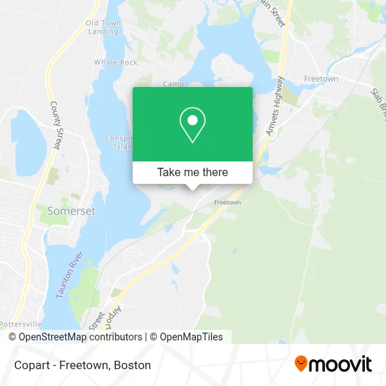 Copart - Freetown map