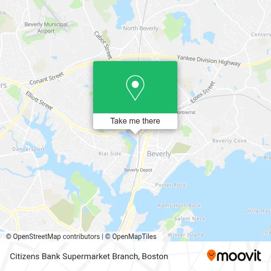 Citizens Bank Supermarket Branch map