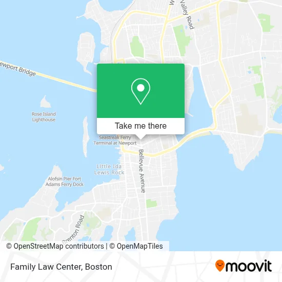 Family Law Center map