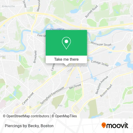 Piercings by Becky map