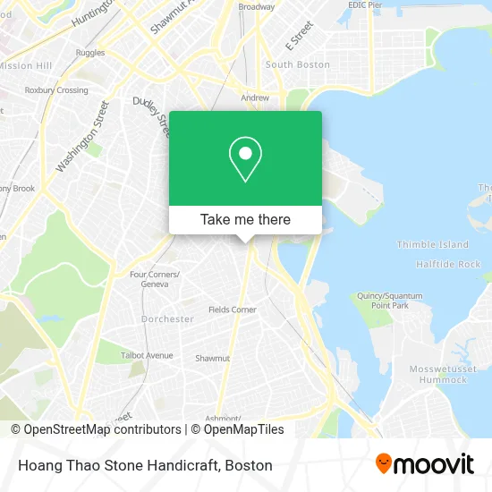 Hoang Thao Stone Handicraft map