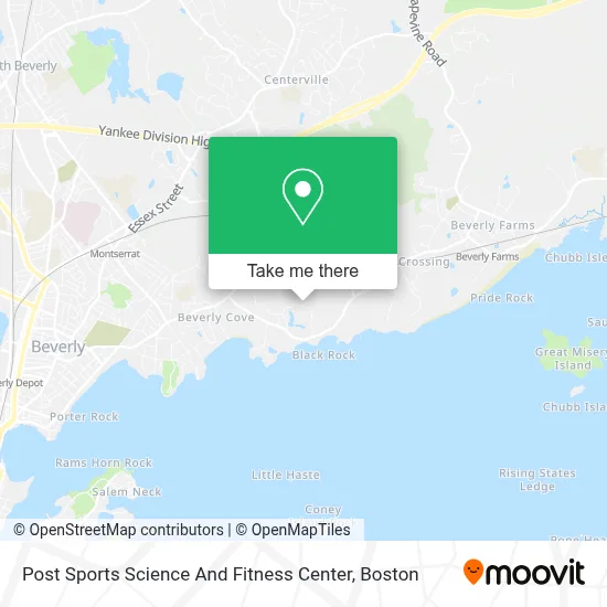 Post Sports Science And Fitness Center map
