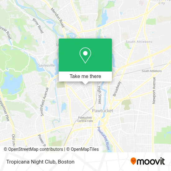 Tropicana Night Club map