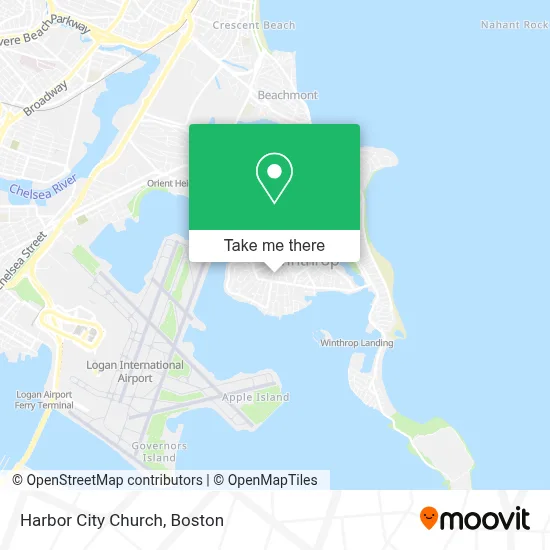 Harbor City Church map