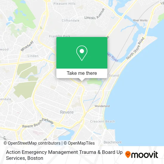 Action Emergency Management Trauma & Board Up Services map