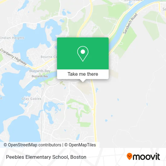 Peebles Elementary School map
