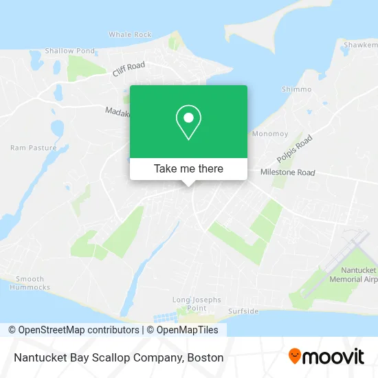 Nantucket Bay Scallop Company map