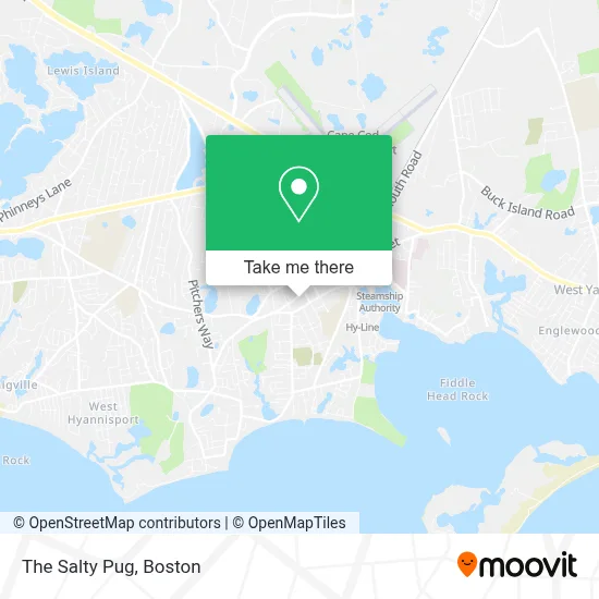The Salty Pug map