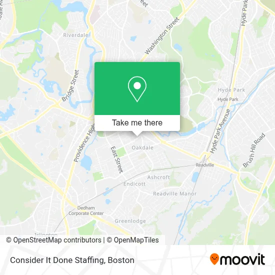 Consider It Done Staffing map