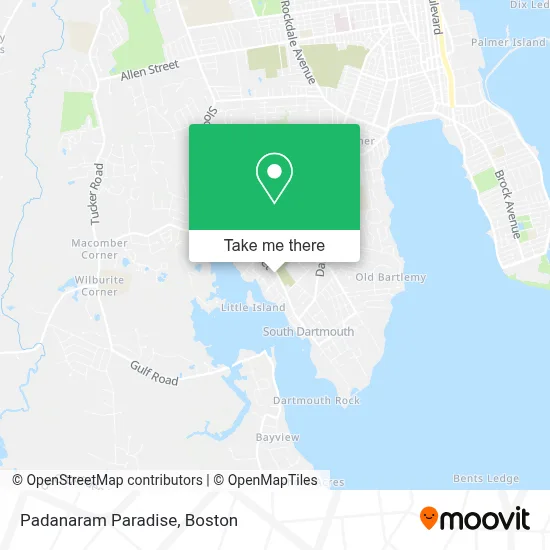 Padanaram Paradise map