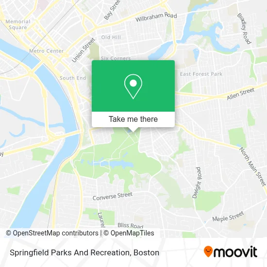 Springfield Parks And Recreation map