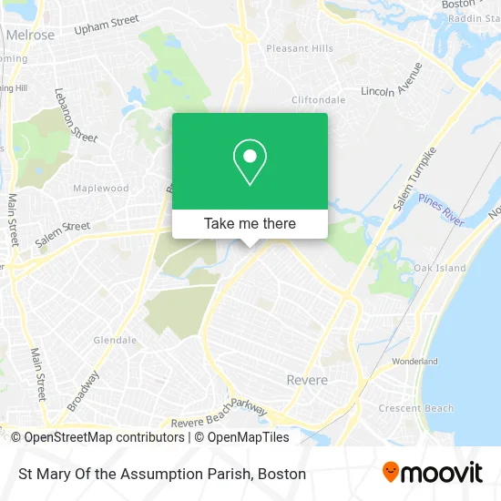 St Mary Of the Assumption Parish map