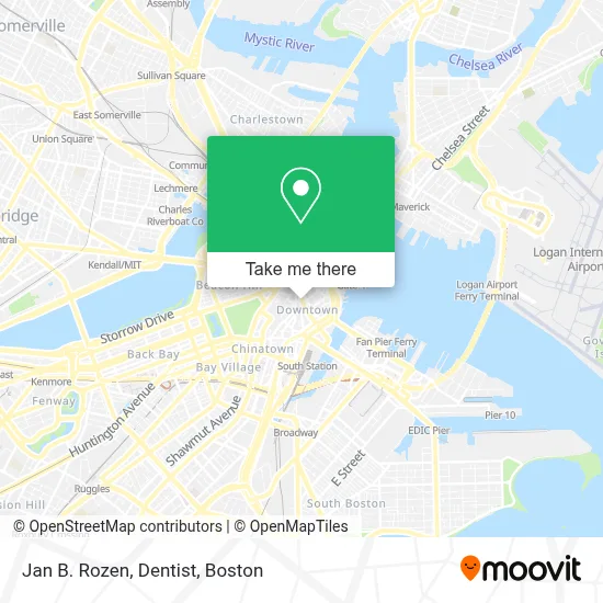 Jan B. Rozen, Dentist map