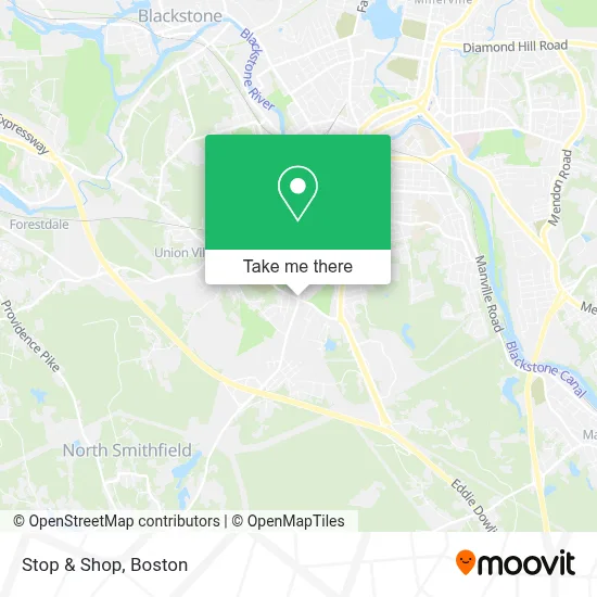 Stop & Shop map