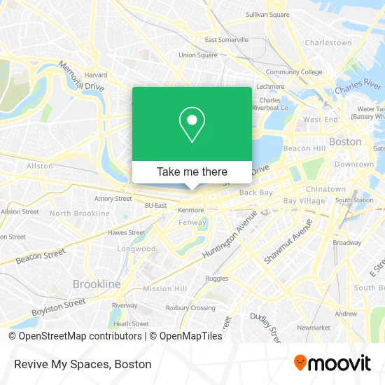 Revive My Spaces map