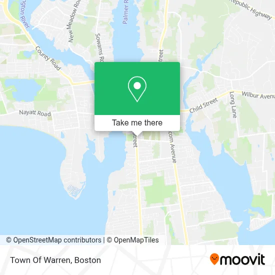 Town Of Warren map