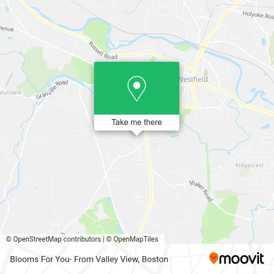 Blooms For You- From Valley View map