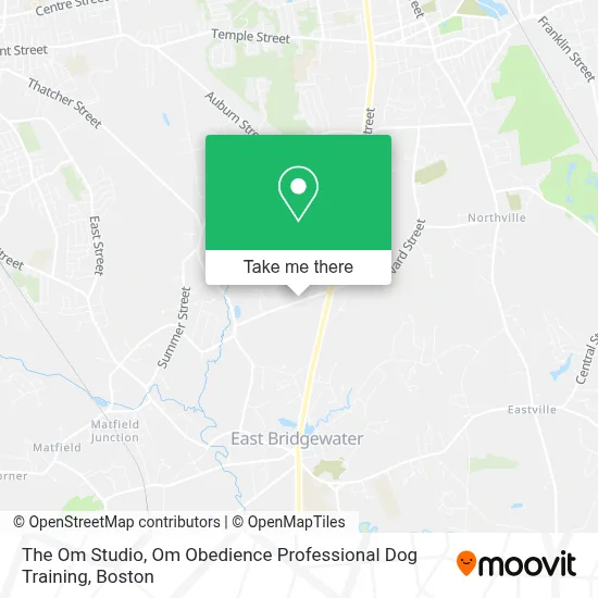 The Om Studio, Om Obedience Professional Dog Training map