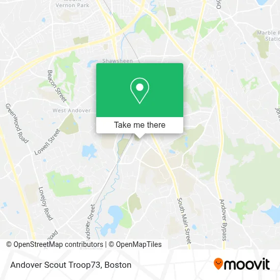 Andover Scout Troop73 map