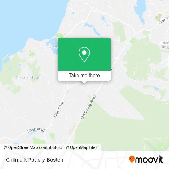 Chilmark Pottery map