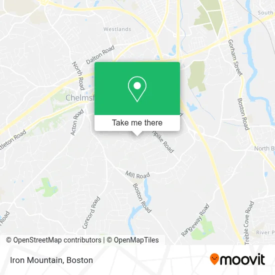 Iron Mountain map
