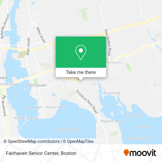Fairhaven Senior Center map