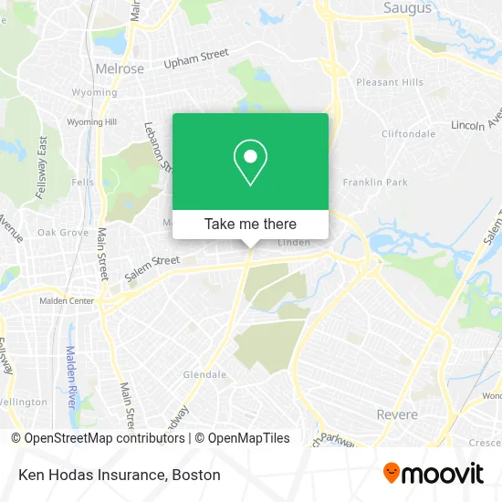 Ken Hodas Insurance map