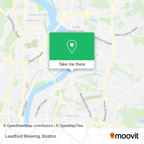 Leadfoot Brewing map