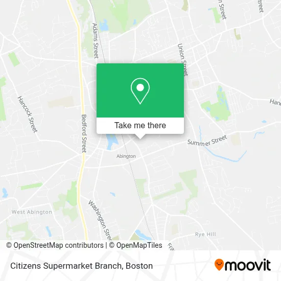 Citizens Supermarket Branch map