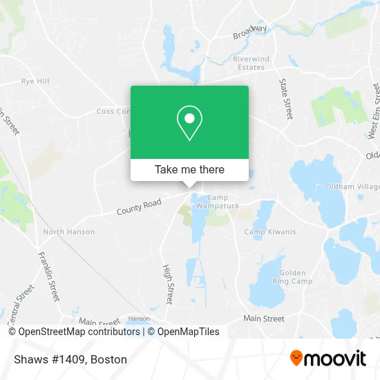 Shaws #1409 map