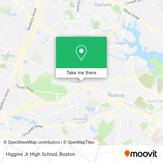 Higgins Jr High School map