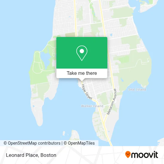 Leonard Place map