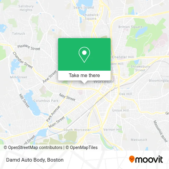 Damd Auto Body map