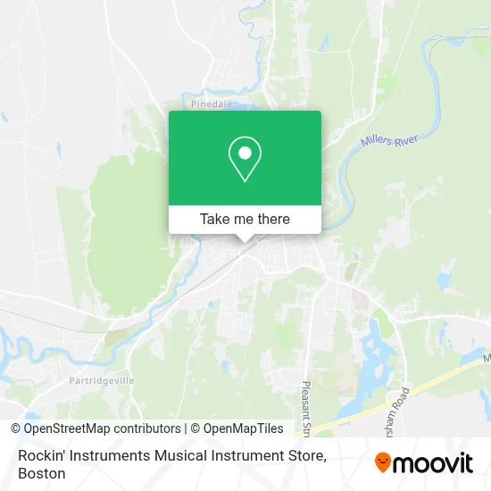 Rockin' Instruments Musical Instrument Store map