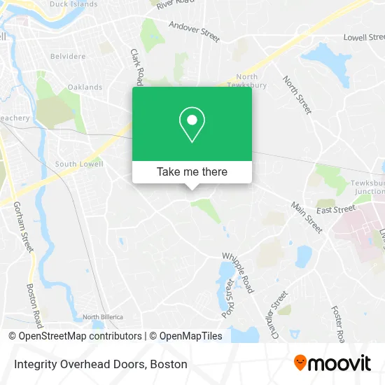 Integrity Overhead Doors map